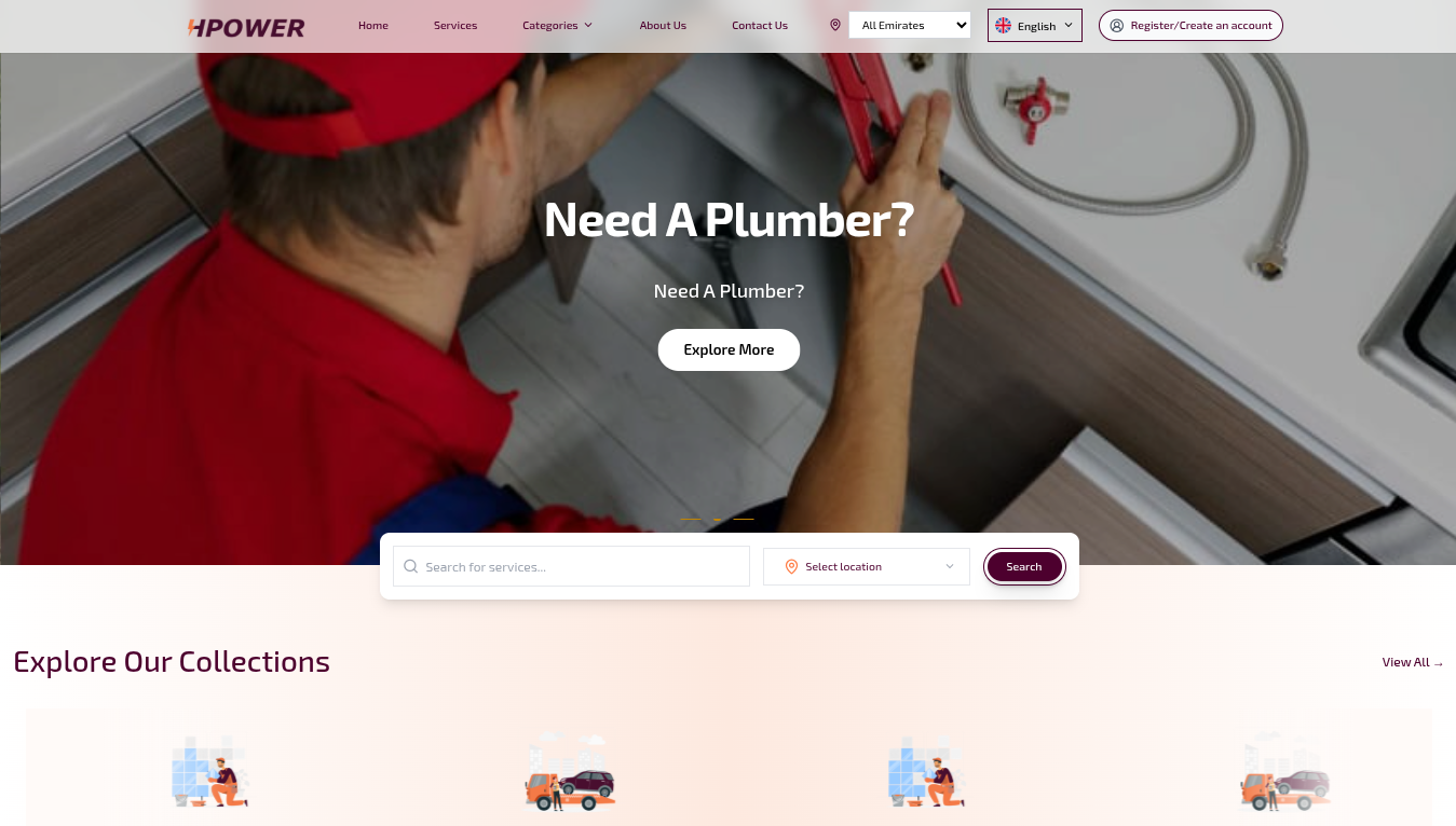 HPower – Home Services Platform